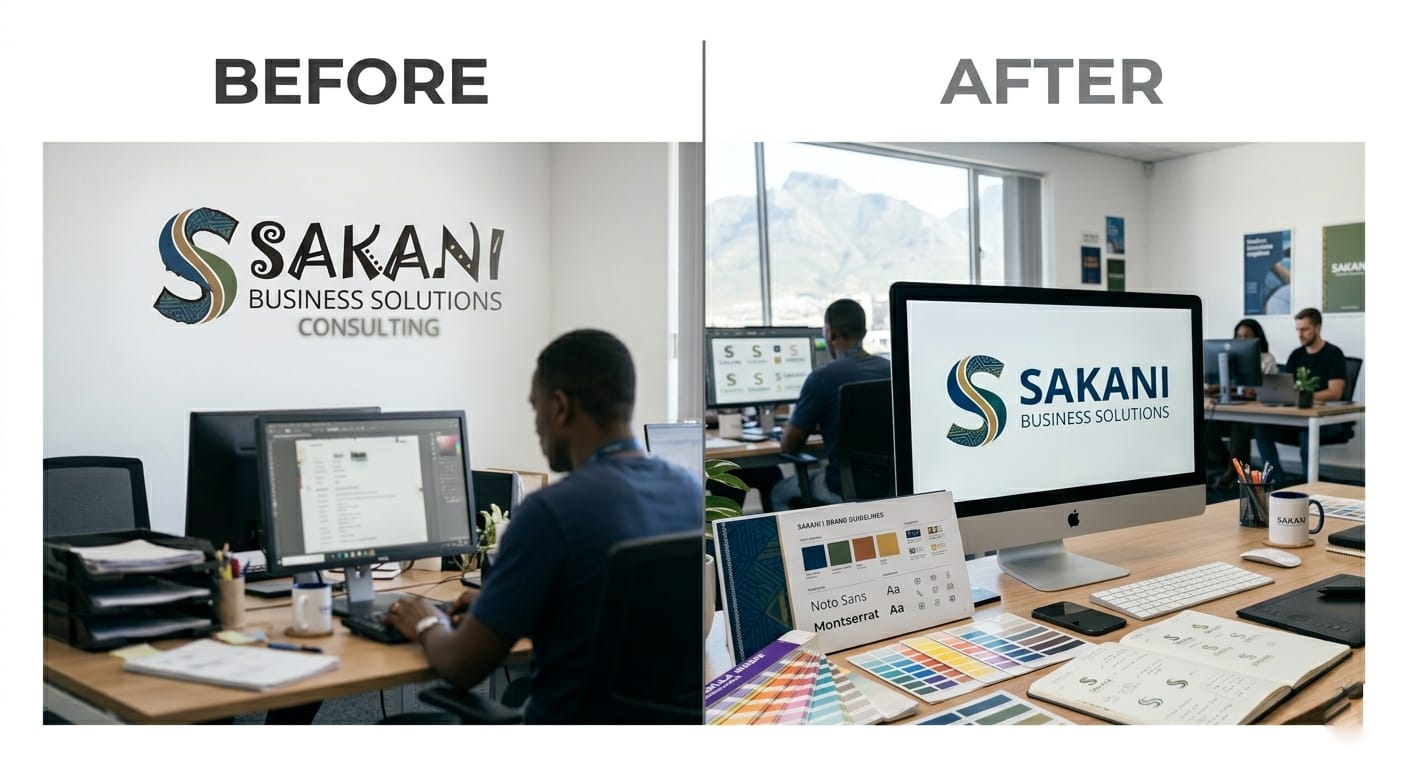 Difference between amateur and professional logo design