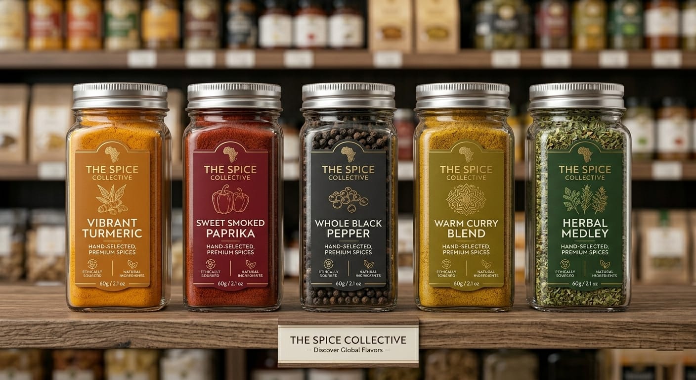 spice label design pretoria