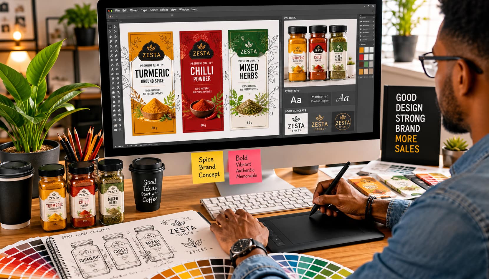 spice label design process pretoria